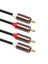 3x 2rca - 2 Rca Koaksiyel Ses Kablosu 3 5 Jack Stereo Rca Ses Kablosu Ev Sineması DVD Tv Amplifikatörü CD Soundbox (Yurt Dışından) 2
