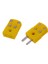 Sarı Plastik Kabuk K Tip Termokupl Fiş Soket Konektörü Seti (Yurt Dışından) 1