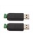 2x Pc USB-RS485 RS-485 Arayüz Dönüştürücü Seri Adaptör Uyumlu + Plc (Yurt Dışından) 2