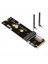M.2 Nvme 2280 2260-WIFI/BLUETOOTH A/e Anahtar Nıc Ağ Kartı 2230 M-Key&#39;den AX210 Adaptör Kartı Için A/e Tuş Adaptörüne (Yurt Dışından) 1