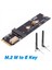 M.2 Nvme 2280 2260-WIFI/BLUETOOTH A/e Anahtar Nıc Ağ Kartı 2230 M-Key&#39;den AX210 Adaptör Kartı Için A/e Tuş Adaptörüne (Yurt Dışından) 5