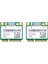2x AX200 AX3000HMW Ağ Kartı Mini Pcı-E Wifi 6 Kablosuz Adaptör 2 4g/5g Bluetooth 5 1 Wifi Kartı 802 11AX WIN10 Için (Yurt Dışından) 1