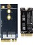 2x BCM94360CS2 Çift Bant Wifi Kartı + Ngff M 2 Anahtar A/e Adaptör Kartı Bt 4 0 802 11AC Kart 11 Inç A1465 13 Inç A1466 (Yurt Dışından) 2