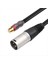 30CM Rca Dişi - 3pin Xlr Erkek Dönüştürücü Kablosu Korumalı Dönüştürücü Ses Adaptörü Yama Kablosu (Yurt Dışından) 3