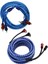 2 Pcs 5m 2 Rca - 2 Rca Tapa Araç Stereo Ses Kablosu 1 Pcs Amplifikatör Örgülü Alet ve 1 Pcs Bakır Kablo Sistemi Amplifikatörü Örgülü (Yurt Dışından) 2