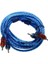 2 Pcs 5m 2 Rca - 2 Rca Tapa Araç Stereo Ses Kablosu 1 Pcs Amplifikatör Örgülü Alet ve 1 Pcs Bakır Kablo Sistemi Amplifikatörü Örgülü (Yurt Dışından) 3