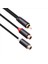 4x Rca Erkek Kablosu - 2rca Dişi Ses Kablosu 2 Rca Erkek Ayırıcı Aux Kablosu Tv Pc DVD Hoparlör Amplifikatörleri Subwoofer (Yurt Dışından) 5