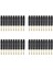 Altın Kaplama 40 Pcs Fiş Mono Professional 2 Kutup 6 35 mm 6 5mm Stereo Jack Fiş Nötrik 6 35MM Jack Siyah (Yurt Dışından) 1