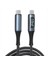 LED Ekranlı USB C Kablosu 8k Video 40GBPS 240W USB C Şarj Kablosu (Yurt Dışından) 1
