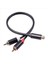 2x Rca Kablosu 2 Rca Erkek - 1 Rca Dişi Adaptör Ses Kablosu Aux Kablosu Iphone Edifer Ev Sineması DVD VCD Kulaklıklar (Yurt Dışından) 4