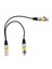 30CM 3pin Xlr Erkek - 2 Xlr Dişi Ses Uzatma Kablosu Y Mikrofon Kayıt Cihazı Için Ayırıcı Dj Kablosu (Yurt Dışından) 1