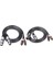 2 Pcs Kablosu 1 Pcs 2 Rca Erkek - Xlr 3 Pın Kadın Kazanım Konsolu Amplifikatör ve 1 Pcs Çift Rca Erkek 2 Xlr Ila 2 Rca Fiş Adaptörü Hıfı Stereo Ses Uzatma Kablosu (Yurt Dışından) 1