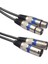 2 Pcs Kablosu 1 Pcs 2 Rca Erkek - Xlr 3 Pın Kadın Kazanım Konsolu Amplifikatör ve 1 Pcs Çift Rca Erkek 2 Xlr Ila 2 Rca Fiş Adaptörü Hıfı Stereo Ses Uzatma Kablosu (Yurt Dışından) 2