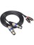 2 Pcs Kablosu 1 Pcs 2 Rca Erkek - Xlr 3 Pın Kadın Kazanım Konsolu Amplifikatör ve 1 Pcs Çift Rca Erkek 2 Xlr Ila 2 Rca Fiş Adaptörü Hıfı Stereo Ses Uzatma Kablosu (Yurt Dışından) 3