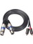 2 Pcs Kablosu 1 Pcs 2 Rca Erkek - Xlr 3 Pın Kadın Kazanım Konsolu Amplifikatör ve 1 Pcs Çift Rca Erkek 2 Xlr Ila 2 Rca Fiş Adaptörü Hıfı Stereo Ses Uzatma Kablosu (Yurt Dışından) 4