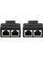 2 Bağlantı Noktası RJ45 Ayrıştırıcı Adaptör Lan Ağı Ethernet Extender Konektör Fişi Lot 2 Pcs (Yurt Dışından) 1