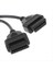 30 cm Obd2 16 Pin Kablo Uzatma Splitter Erkek Çift Dişi Y Obd 16PIN Kablo 1-2 Obd Konnektör Adaptörü (Yurt Dışından) 2
