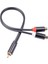 2x Rca Erkek Kablosu - 2rca Dişi Ses Kablosu 2 Rca Erkek Ayırıcı Aux Kablosu Tv Pc DVD Hoparlör Ses Amplifikatörleri (Yurt Dışından) 3