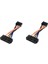 2x 24PIN To 14PIN Güç Uzatma Kablosu Atx 24P To 14P Adaptör Kablosu Anakart Güç Uzatma Kablosu Lenovo Anakart Için (Yurt Dışından) 1
