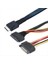 Oculink SFF-8611 4i-Pcıe SFF-8639 U 2 Nvme Sata 15P Erkek Güç Sunucu Kablosu Bilgisayar Aksesuarları (Yurt Dışından) 3