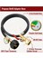 3ft Qcc Propan Dolum Adaptörü Hortumu Göstergeli ve Açma/kapama Kontrol Valfı ile 1 Lb ile Dolu Uzatılmış Propan Doldurma Hortumu (Yurt Dışından) 2