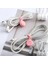 20PCS Kablo Organizatörü Veri Kulaklık ve Şarj Kabloları Için Minimalist Silikon Kablo Organizatörü Koyu Pembe (Yurt Dışından) 4