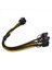 3x Atx 12V Cpu 8 Pin 3x 8pin (6+2) Pin Pcı-E Erkek Splitter Güç Uzatma Adaptör Kablosu Grafik Kartı Için (Yurt Dışından) 4