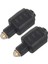 2x Mini Optik Ses Adaptörü 3 5mm Dişi Kriko - Dijital Toslink Erkek Fiş Amplifikatör (Yurt Dışından) 1