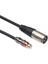 Rca Dişi -Xlr Erkek Kablosu Xlr -Rca Dönüştürücü Ses Adaptörü Yama Kablo Değiştirici -30CM (Yurt Dışından) 4