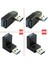 8pcs USB 3 0 Adaptör Kuplörleri 90 Derece Erkek - Kadın USB Konnektörü - Sol Sağ Yukarı Aşağı Açılı Adaptör Dahil (Yurt Dışından) 4