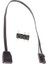 Corsair Için 2pcs 4pin Rgb-Standart Argb 3 Pimli 5V Adaptör Bağlayıcısı Rgb Kablosu 25CM (Yurt Dışından) 2