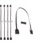 Corsair Için 5 Adet 4pin Rgb-Standart Argb 3 Pın 5V Adaptör Bağlayıcısı Rgb Kablosu 25CM (Yurt Dışından) 1
