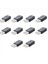 10X Siyah USB 2 0 A Tip A Dişi-Micro-Usb B Kadın Adaptör Fiş Dönüştürücü (Yurt Dışından) 1