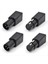 4pcs Dmx Ila RJ45 Konnektör RJ45 Ethernet-3 Pin Xlr Dmx Adaptör 3 Pimli Xlr Dişi ve Erkek Adaptörü Ses Videosu Için (Yurt Dışından) 1