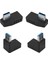 4pcs USB 3 0 Adaptör Kuplörleri 90 Derece Erkek - Kadın USB Konnektörü - Sol Sağ Yukarı Aşağı Açılı Adaptör Dahil (Yurt Dışından) 3