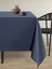 Kadife Dokulu Lacivert Masa Örtüsü 6