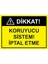Dikkat! Koruyucu Sistem! Iptal Etme Isg Uyarı Levhası Pvc A5 15X21 cm 1
