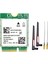 RTL8922AE Wifi7 Kart 2 4g/5g/6g 6338 Mbps Bluetooth5 4 M 2 Ngff Kablosuz Wifi Adaptör Kartı + 10DB Anten WIN10/WIN11 (Yurt Dışından) 1