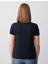 Siyah Düz Kesim Bisiklet Yaka Kısa Kollu Basic Tişört 5