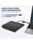 Harici CD DVD +/- Rw Drive USB 3 0 &amp Usb-C Taşınabilir CD &amp DVD Rom Burner Player Reader Writer Rewriter Disk Drive Siyah (Yurt Dışından) 3