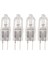 12V 20W 2 Pin G4 Tabanlı Halojen Ampul 4 Adet Sıcak Beyaz (Yurt Dışından) 4