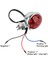 Motosiklet LED Arka Stop Lambası Fren Stop Lambası Moto LED Arka Lambası Bobber Chopper Cafe Siyah (Yurt Dışından) 5