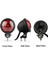 Harley Yamaha Honda Retro Fren Lambası Için 12V LED Arka Stop Lambası Kırmızı Lens (Yurt Dışından) 4
