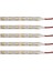 5 Adet 10 cm Su Geçirmez Beyaz 5050 LED Şerit Işıklar Dc 12V Karavan Tekne Araba (Yurt Dışından) 1