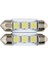 2x C5W 3 LED Smd 5050 36MM Xenon Beyaz Ampul Plaka Mekik Festoon Kubbe Tavan Lambası Araba Lambası (Yurt Dışından) 1