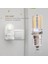 E17 Soket 5W 64 LED Ampul 3014 Smd Işık Sıcak Beyaz Ac 110V-220V (Yurt Dışından) 4