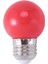 E27 LED Işık Sıcak Kırmızı Ampul Plastik Ampul (0,5W Güç, Kırmızı) (Yurt Dışından) 1