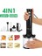 4 Arada 1 Güçlü Daldırma El Çubuğu Blender Mikseri Kıyıcı ve Smoothie Fincan Paslanmaz Çelik Buz Bıçağı Ab Fişini Içerir (Yurt Dışından) 2