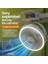 USB Şarj Edilebilir Fan Yurt Klipsli Tip Taşınabilir Mini Masa Fanı 360 Derece Rotasyon LED Işığı ile Ayarlanabilir Fan (Yurt Dışından) 4