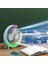 Taşınabilir Fan USB Şarj Edilebilir Fan LED 7 Renk Elektrikli Fan 180 ° Ayarlanabilir Kamp Fanları 3 Hızlı Mini Masaüstü Fan Pembesi (Yurt Dışından) 2
